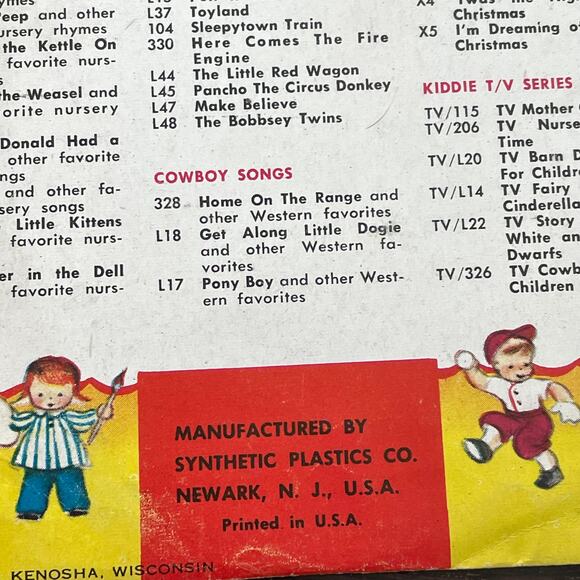 The Bobbsey Twins Vintage 1952 Peter Pan Records Red Child Vinyl LP & Sleeve 7” - Picture 10 of 10